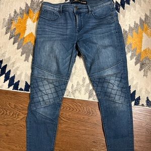 Express Blue Stiched Jeans